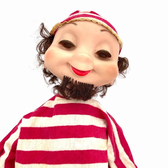 VINTAGE ZACK THE SACK WHIMSIE 1960 AMER DOLL W/ PJ'S CAP & HOT WATER BOTTLE! COL - Picture 2 of 9